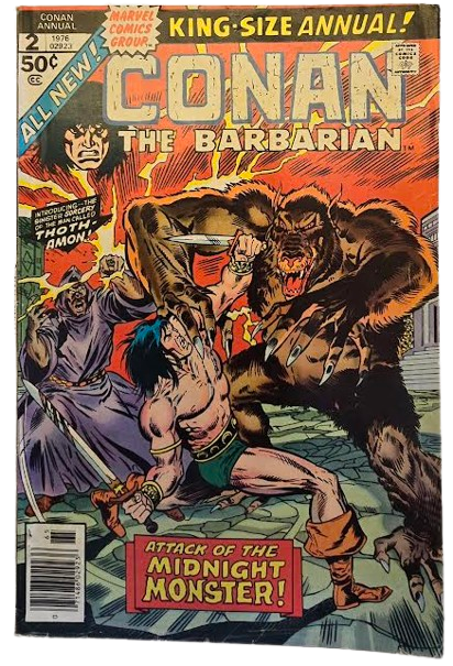 Giant-Size Conan the Barbarian #1 & 2 1974 Vintage Comic Double Feature
