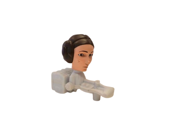 Star Wars: The Clone Wars 2008 McDonald's Happy Meal Princess Leia with Blockade Runner Bobblehead