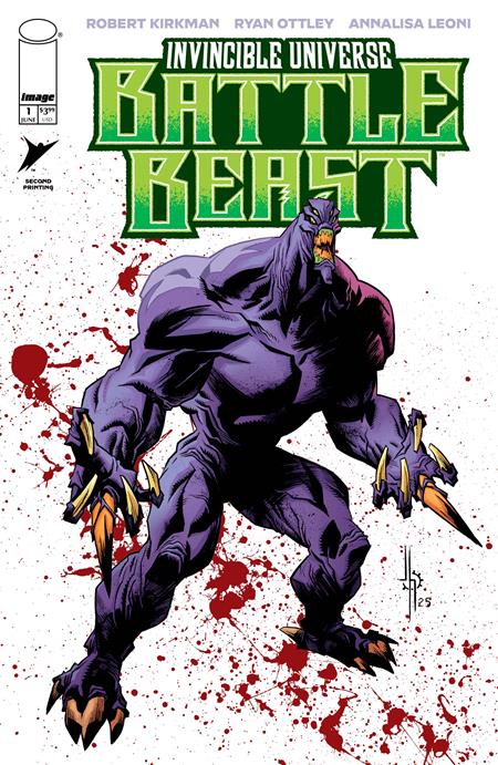 INVINCIBLE UNIVERSE BATTLE BEAST #1 2ND PTG CVR B JASON HOWARD VAR 6/11/2025