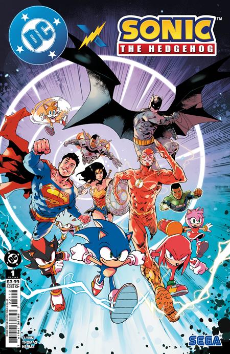 DC X SONIC THE HEDGEHOG #1 (OF 5) Second Printing Cvr A Pablo M Collar (4/30/25)