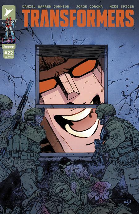 TRANSFORMERS #22 CVR A DANIEL WARREN JOHNSON & MIKE SPICER 07/09/2025