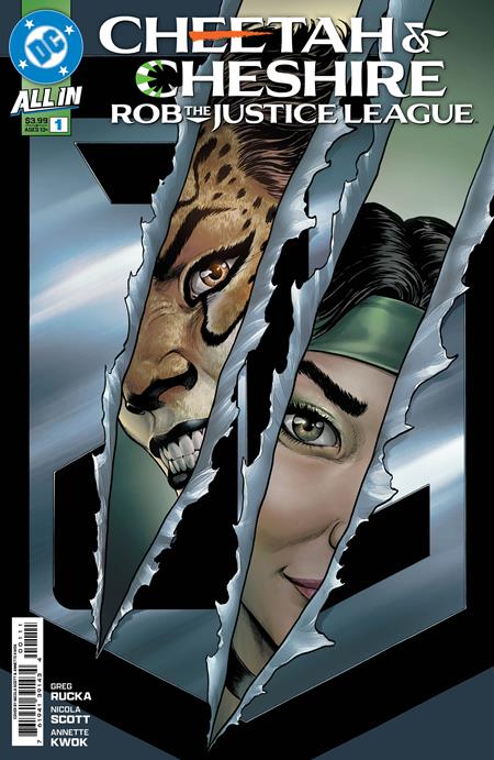 CHEETAH AND CHESHIRE ROB THE JUSTICE LEAGUE #1 (OF 6) CVR A NICOLA SCOTT 08/06/2025