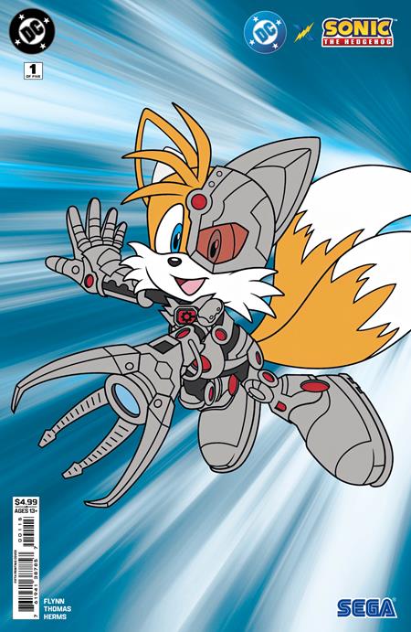DC X SONIC THE HEDGEHOG #1 (OF 5) Fifth Printing Cyborg Card Stock Cvr 09/10/2025