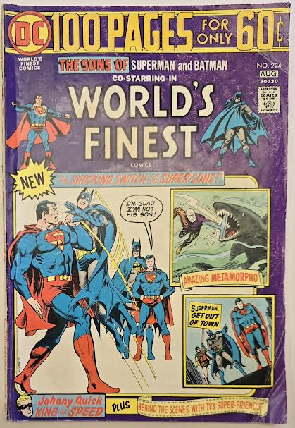 WORLD'S FINEST #224 1974 GD VINTAGE COMIC