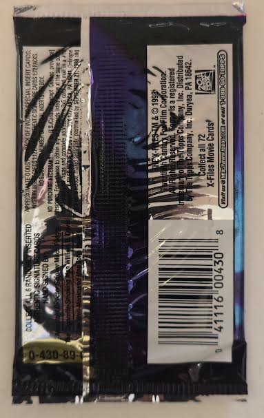 The X-Files: Fight the Future 1998 - 8 Movie Trading Cards - Factory Sealed