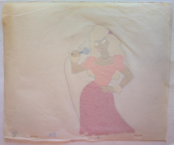 Brenda Springer Animalympics Original Hand Painted on Acetate 1980 Animation Cel Production Art