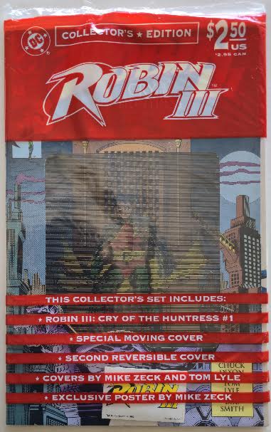 Robin III: Cry of the Huntress #1 Collector's Set (Unsealed) Variant 1991 NM Vintage Comic