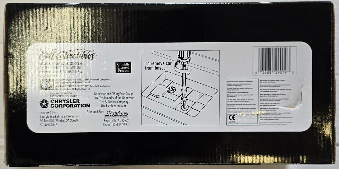 Vanishing Point Limited Edition 1/4500 1970 Challenger R/T 1999 1/18 Die-Cast Scale Model