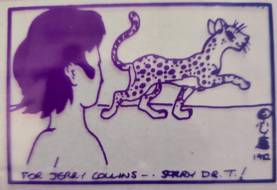 Eyes of a Muse Comic Panel on Celluloid by Shika Kokoro 1987