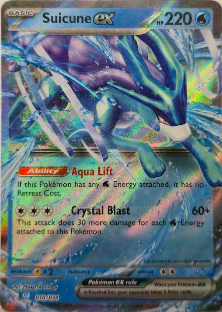 Suicune ex - Trading Card Game Classic (CL) - Holo