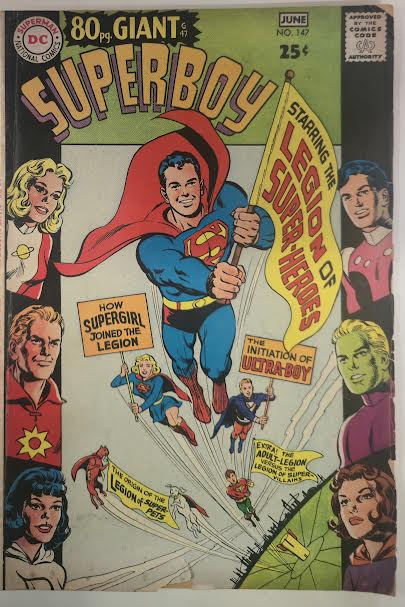 GIANT Superboy #147 1968