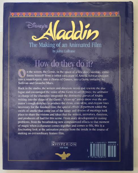 Disney's Aladdin: The Making of an Animated Film HC 1992