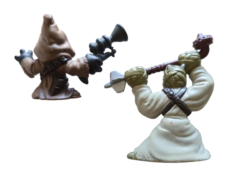 Star Wars Galactic Heroes Tusken Raider and Jawa 2-Pack Action Figures 2007 - Pre-Owned
