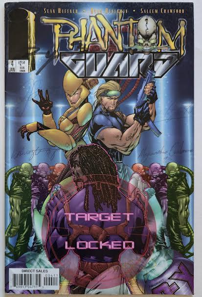 Phantom Guard #4 1998 Autographed VF-NM Vintage Comic