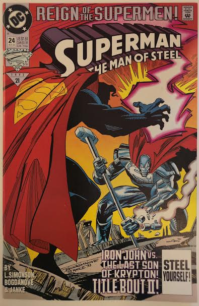Superman: The Man of Steel #24 1993 NM Vintage Comic