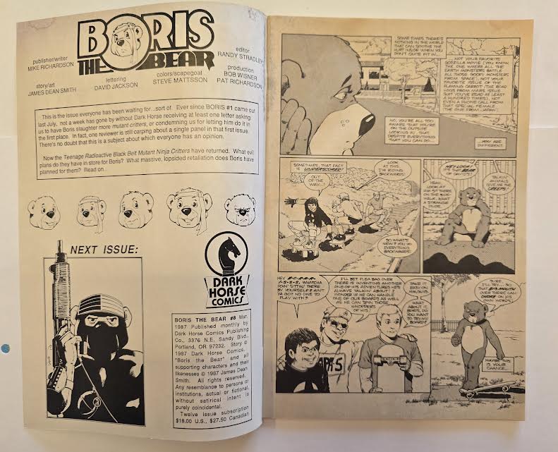 Boris the Bear #8 1986 VG-FN Vintage Comic