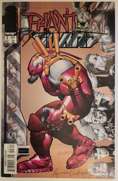 Phantom Guard #3 1997 Autographed VF-NM Vintage Comic