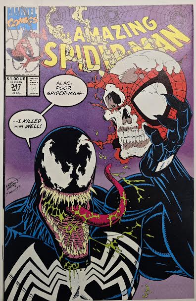 Amazing Spider-Man 347 1991 VF Vintage Comic