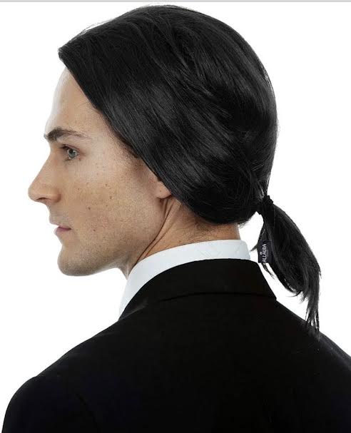 Pulp Fiction /Hitman Vince/ black straight hair Wig