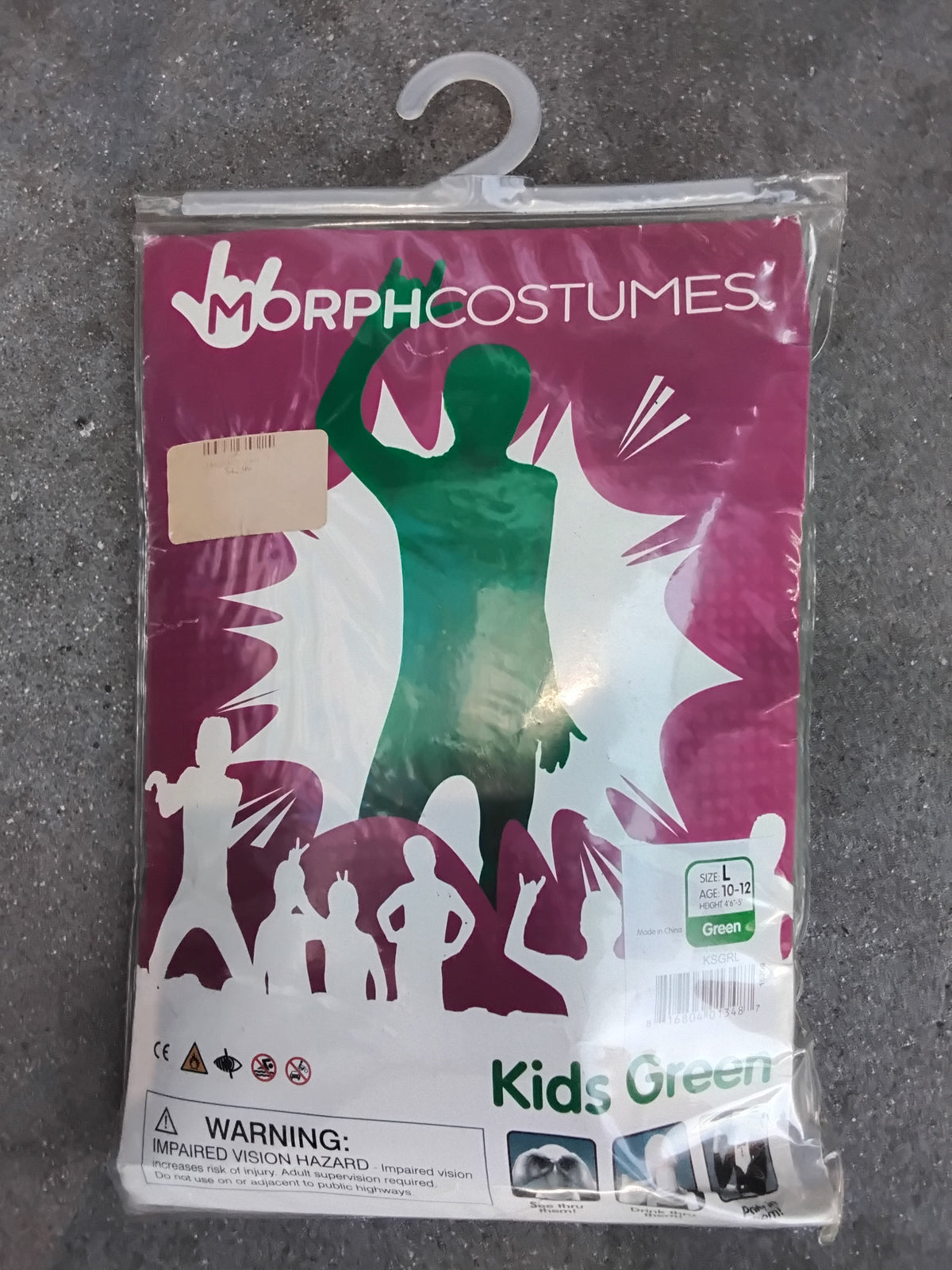 Green Morph Suit - Kids