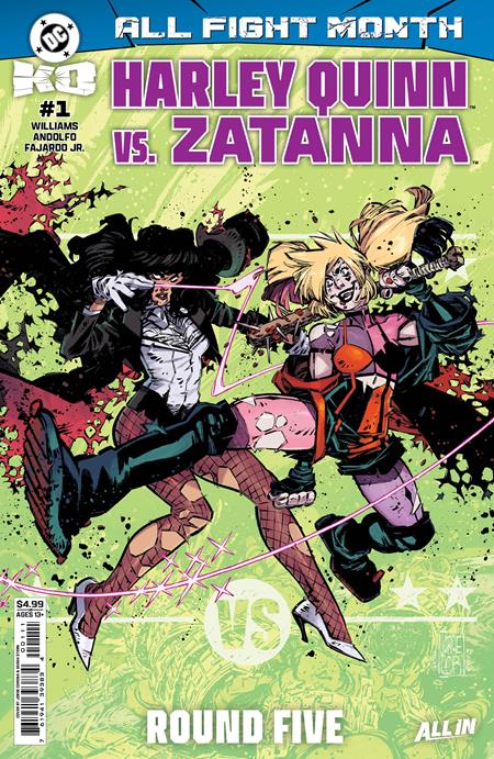 DC K.O. HARLEY QUINN VS ZATANNA #1 (ONE SHOT) CVR A JORGE CORONA 12/17/2025