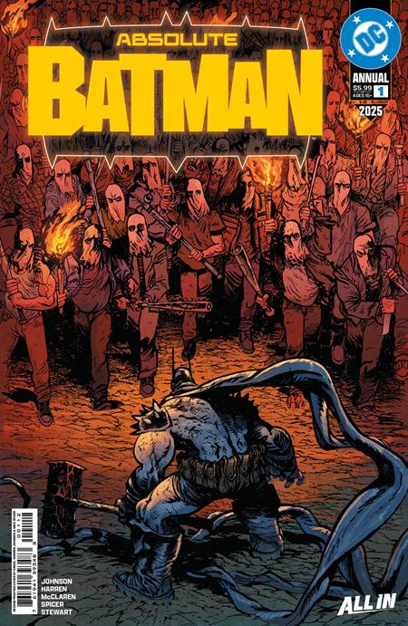 ABSOLUTE BATMAN 2025 ANNUAL #1 (ONE SHOT) Second Printing Cvr A Daniel Warren Johnson 01/21/2026
