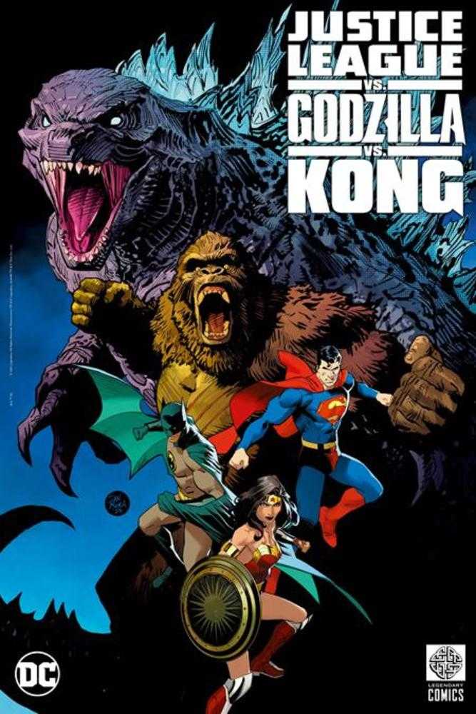 Justice League vs Godzilla vs Kong Led Acetate Poster Insert*