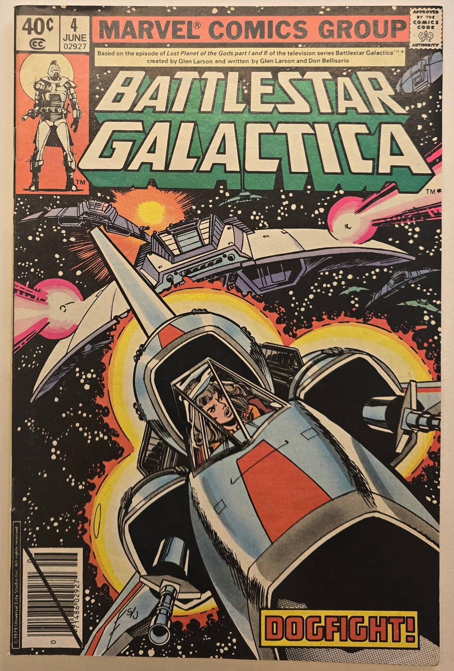 BATTLESTAR GALACTICA #4 1979 FN VINTAGE COMIC
