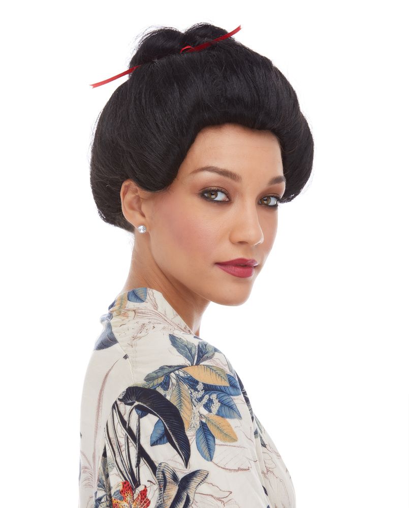 Peluca de niña geisha