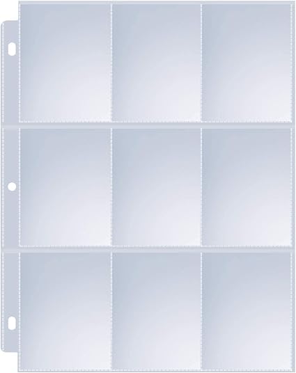 9 Pocket Page Card Protector - Individual