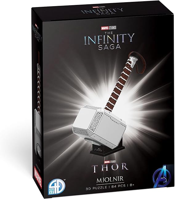 Kit de rompecabezas modelo 3D Marvel Thor Mjolnir 2022