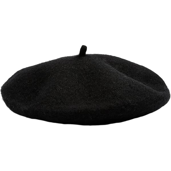 French Beret - Black