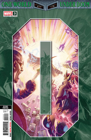 ONE WORLD UNDER DOOM #3 BEN HARVEY 2ND PRINTING VARIANT 07/16/2025