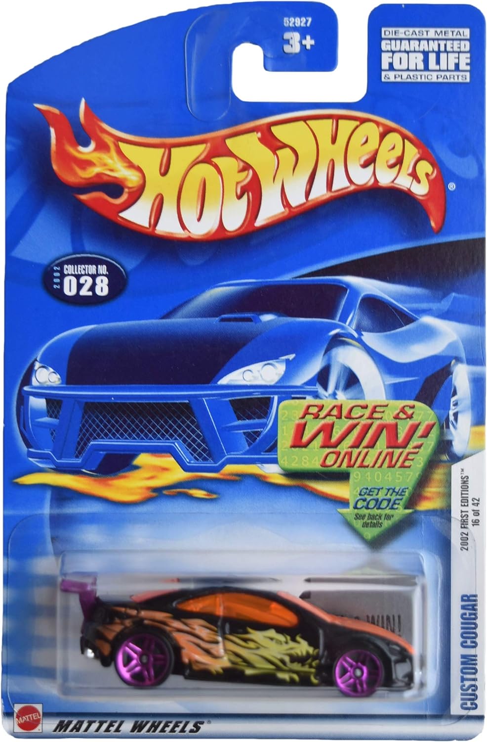 Hot Wheels 2002 Erstausgaben Custom Cougar 2001