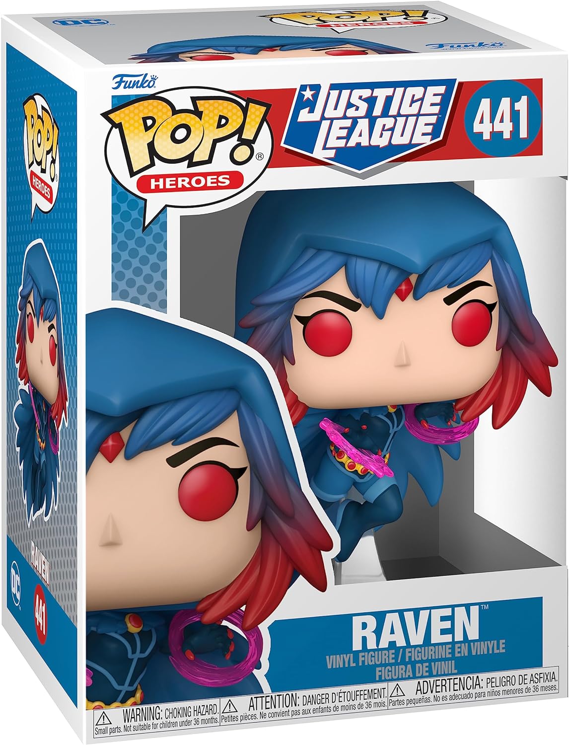 Funko POP! Heroes: Justice League - Raven #441 Funko 2022 Winter Convention Limited Edition