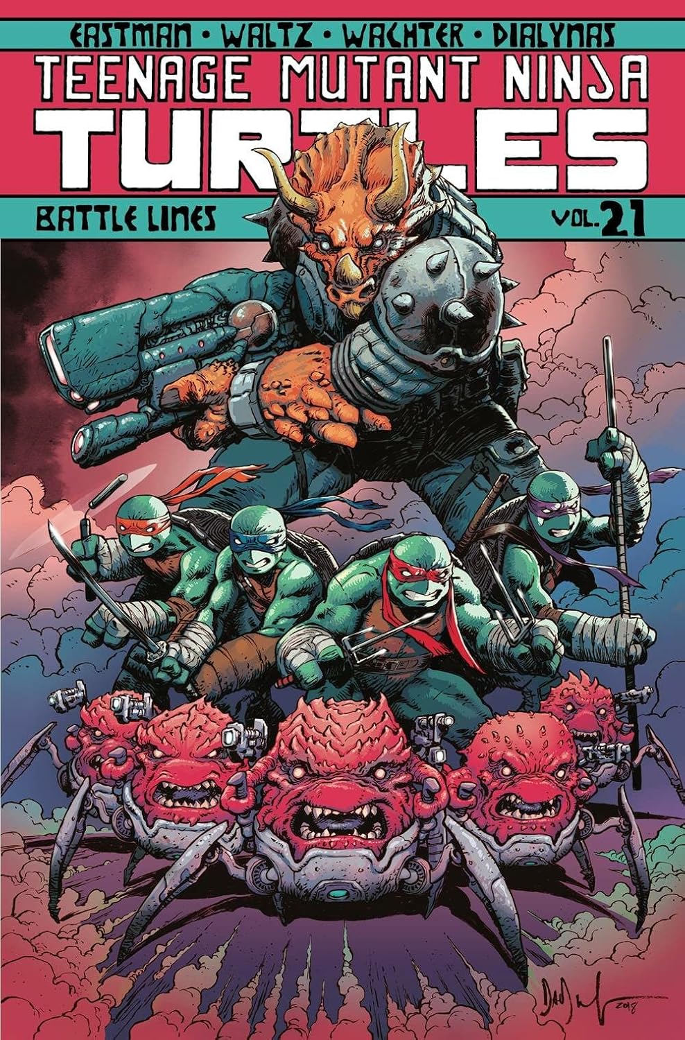 TMNT LAUFEND TP VOL 21 BATTLE LINES