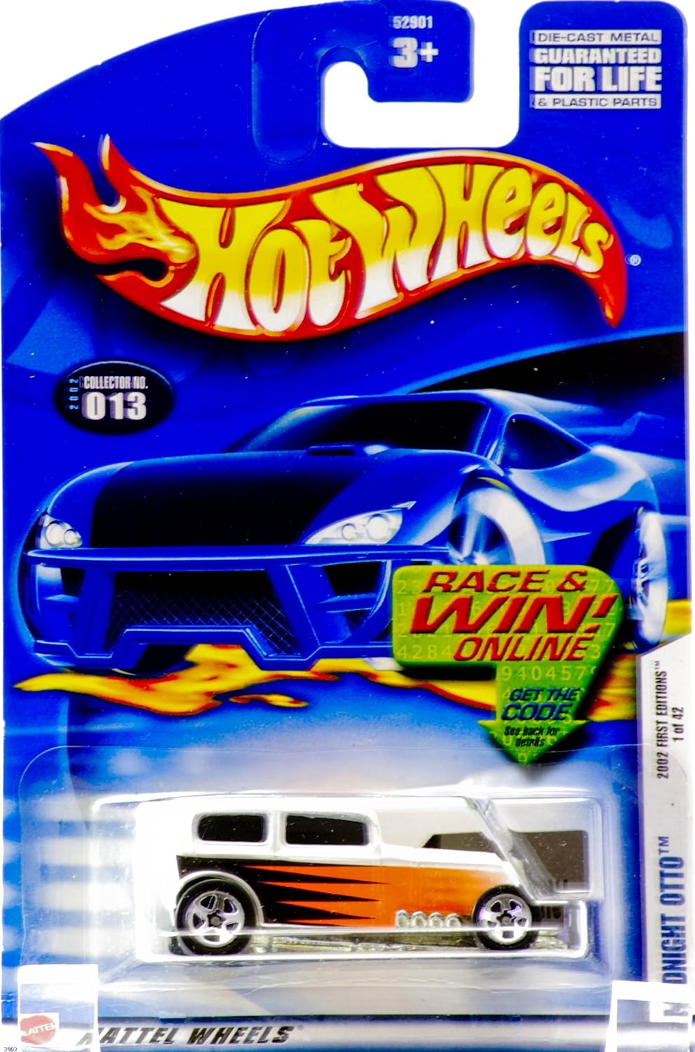 Hot Wheels 2002 First Editions Midnight Otto 13/42