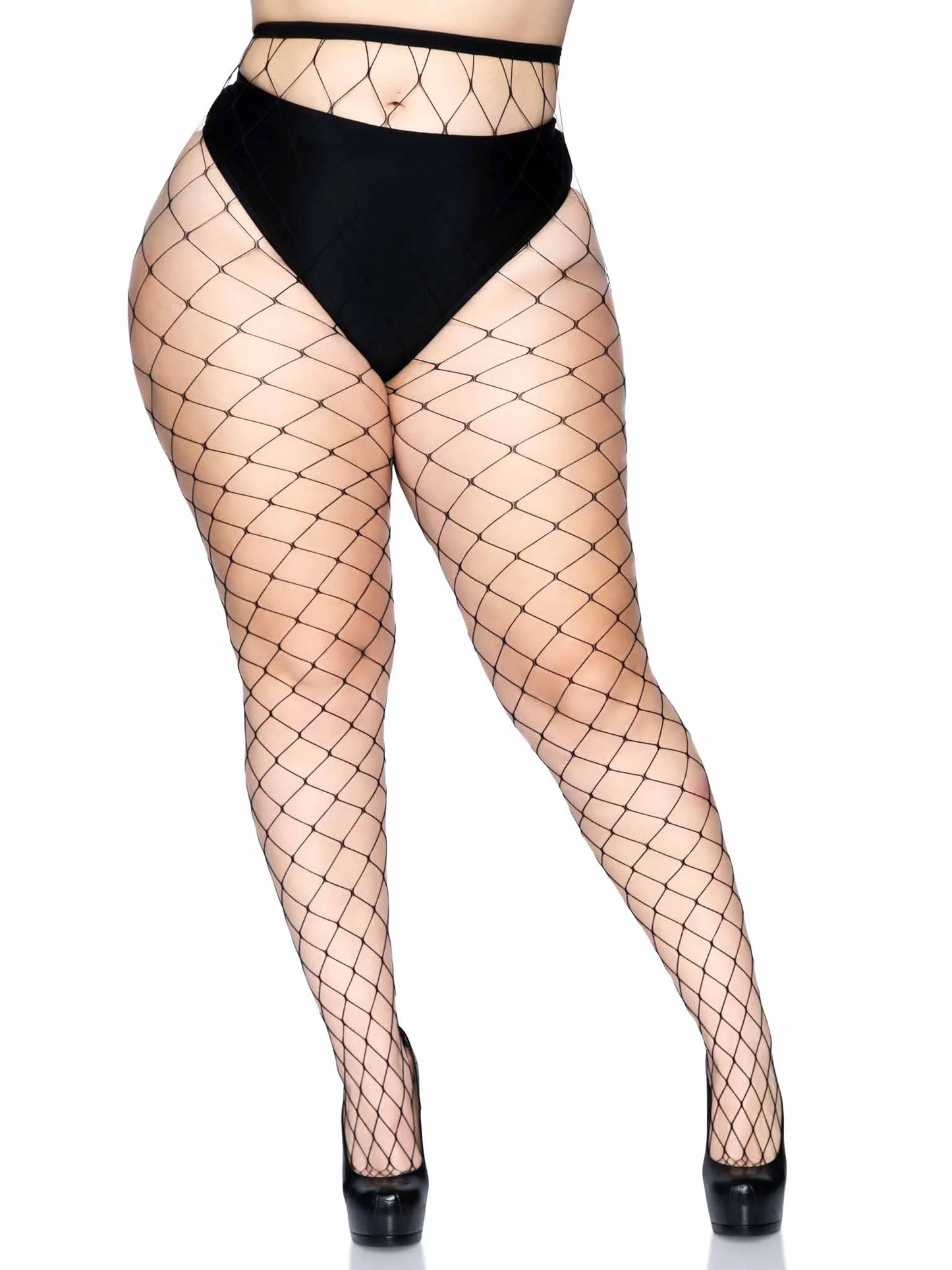Leg Avenue Fence Net Tights (Plus Size)