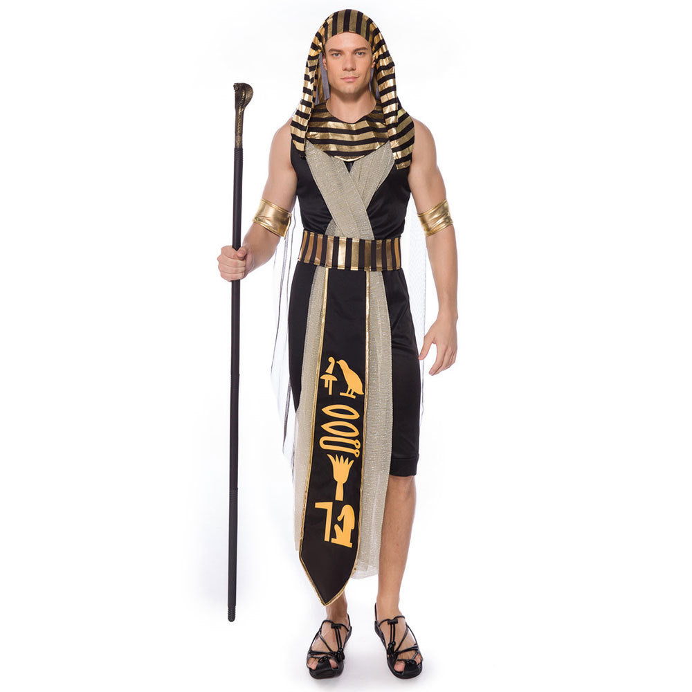 Clothing Male Egyptian Pharaoh Clothes Female Queen Costume Prince Princess Roman Female Ancient Greek Dress