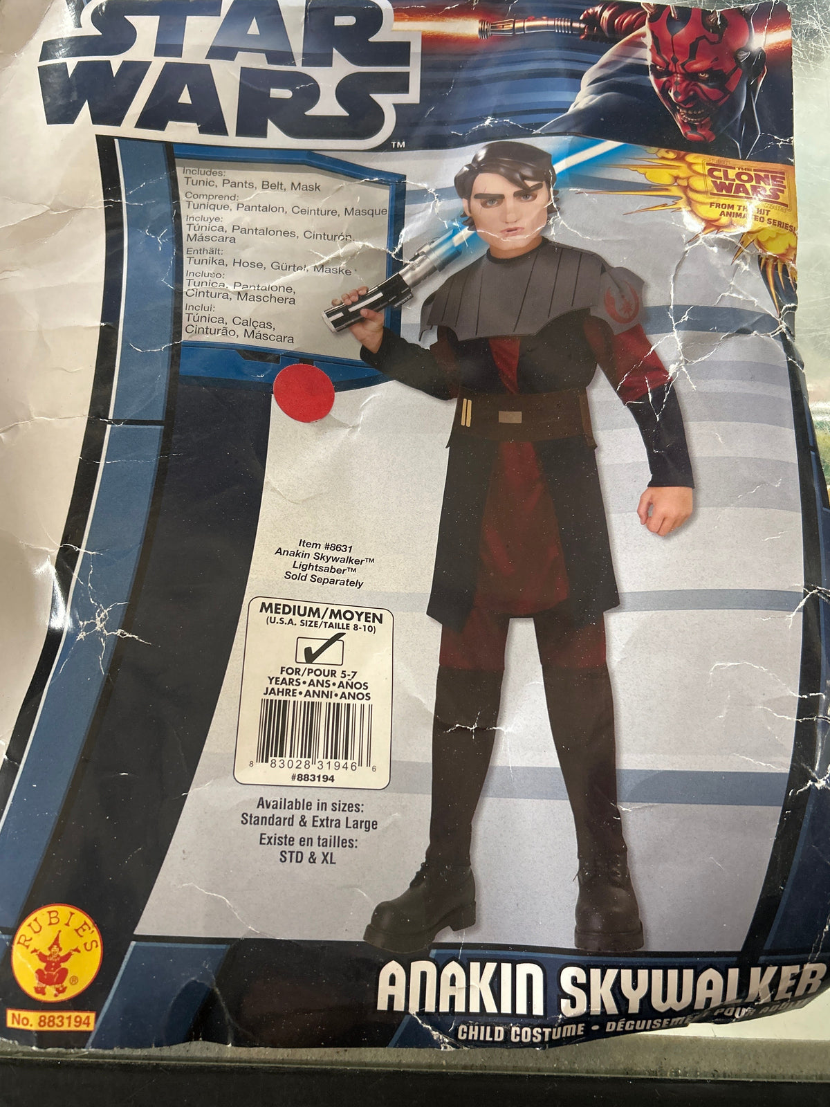 Star Wars: The Clone Wars Anakin Skywalker Costume (child)