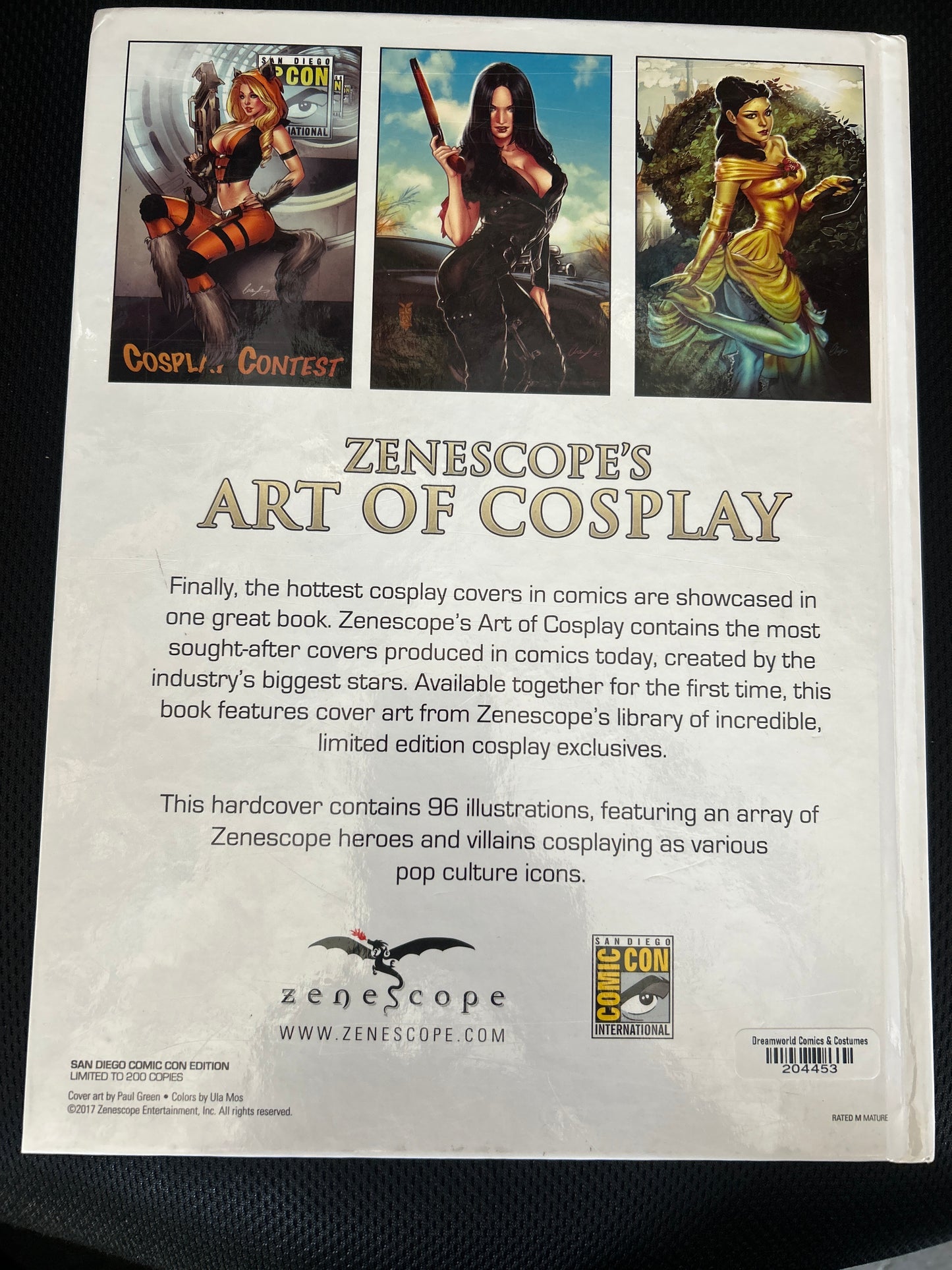 Zenescope's Art of Cosplay Hardcover – 2017 San Diego Comic-Con Exclusive (Limited to 200 Copies)