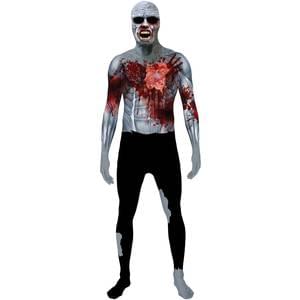 BEATING HEART ZOMBIE MORPHSUIT FÜR ERWACHSENE MITTEL