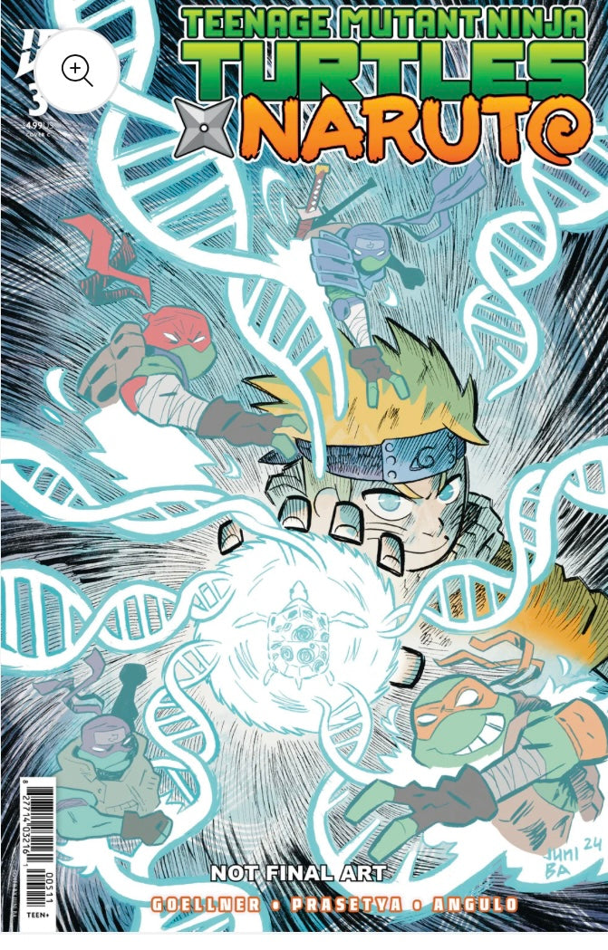 Teenage Mutant Ninja Turtles X Naruto #3 C Juni Ba (03/26/2025)