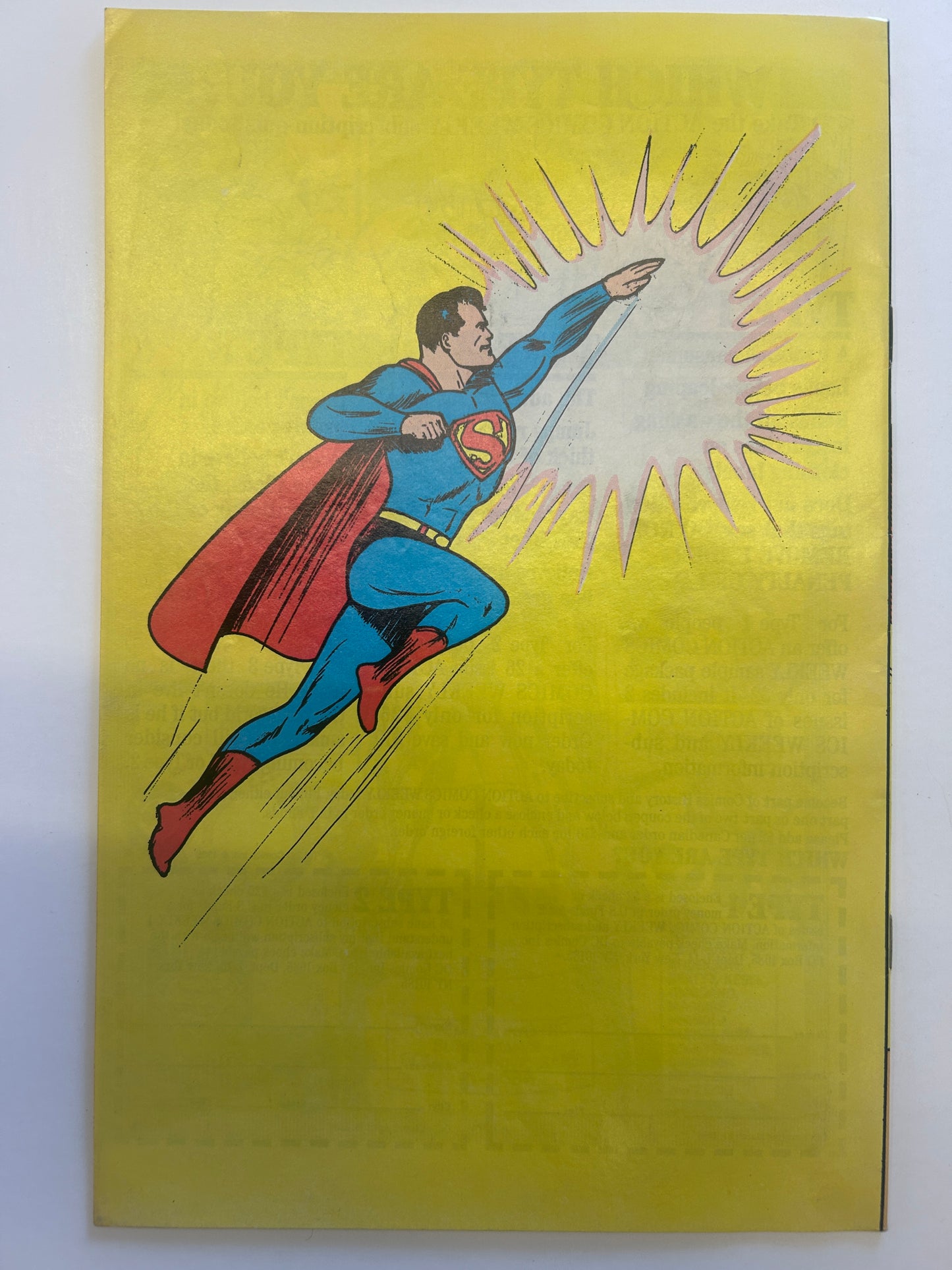 Action Comics #1, June 1938 50th year anniversary 