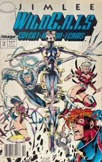 Wildcats Covert Action Teams (1992 Image) #2N (SIGNED by JIM LEE)