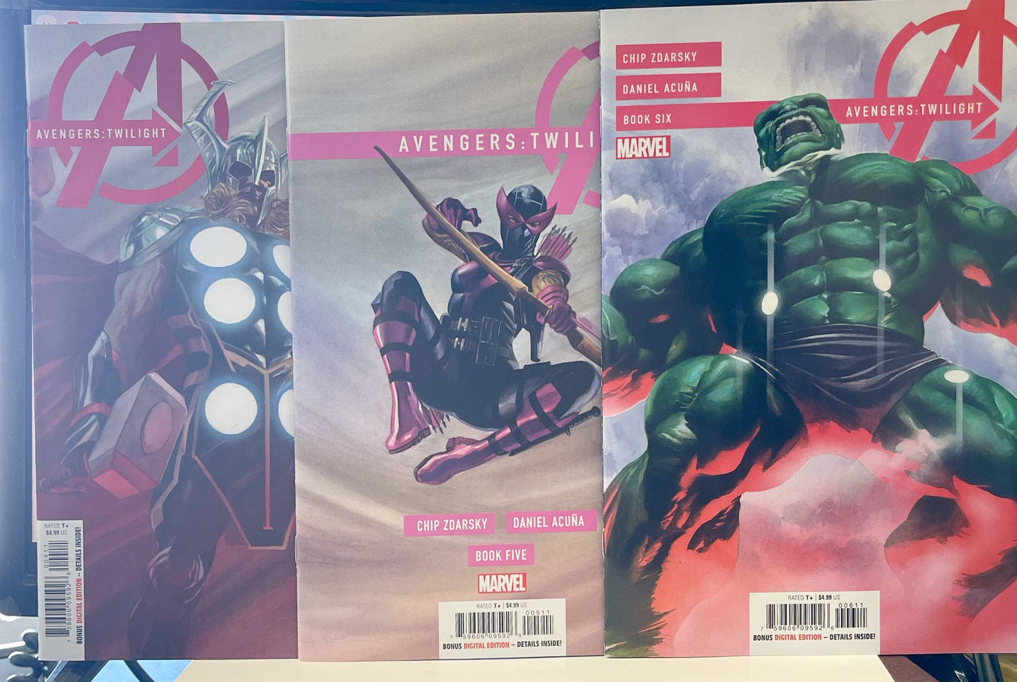 Avengers Twilight Book 4, 5, & 6 (COMICS COLLECTION)