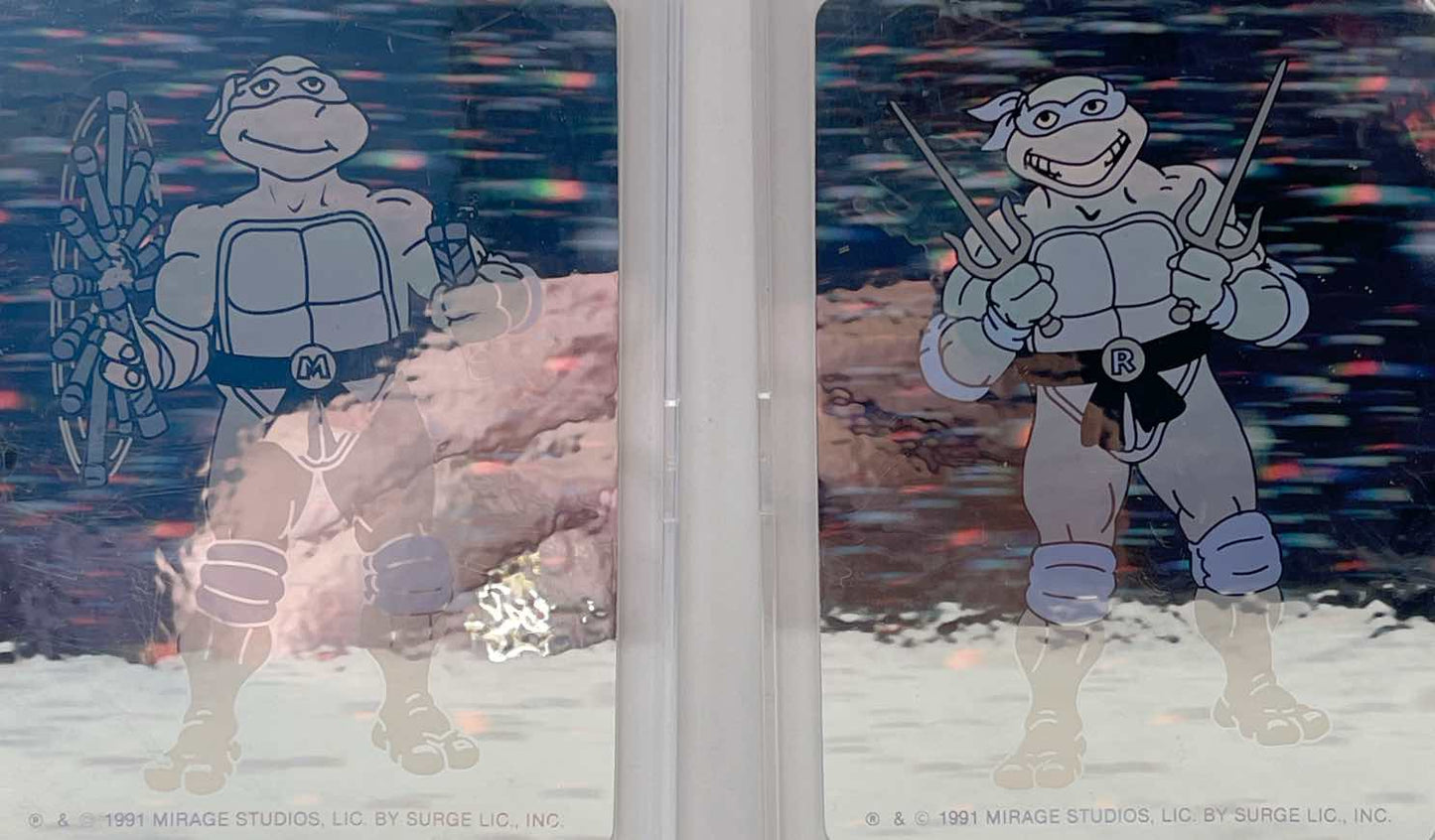 1991 Mirage Teenage Mutant Ninja Turtles Hologram 4 Card Lot (SOLD AS SET)