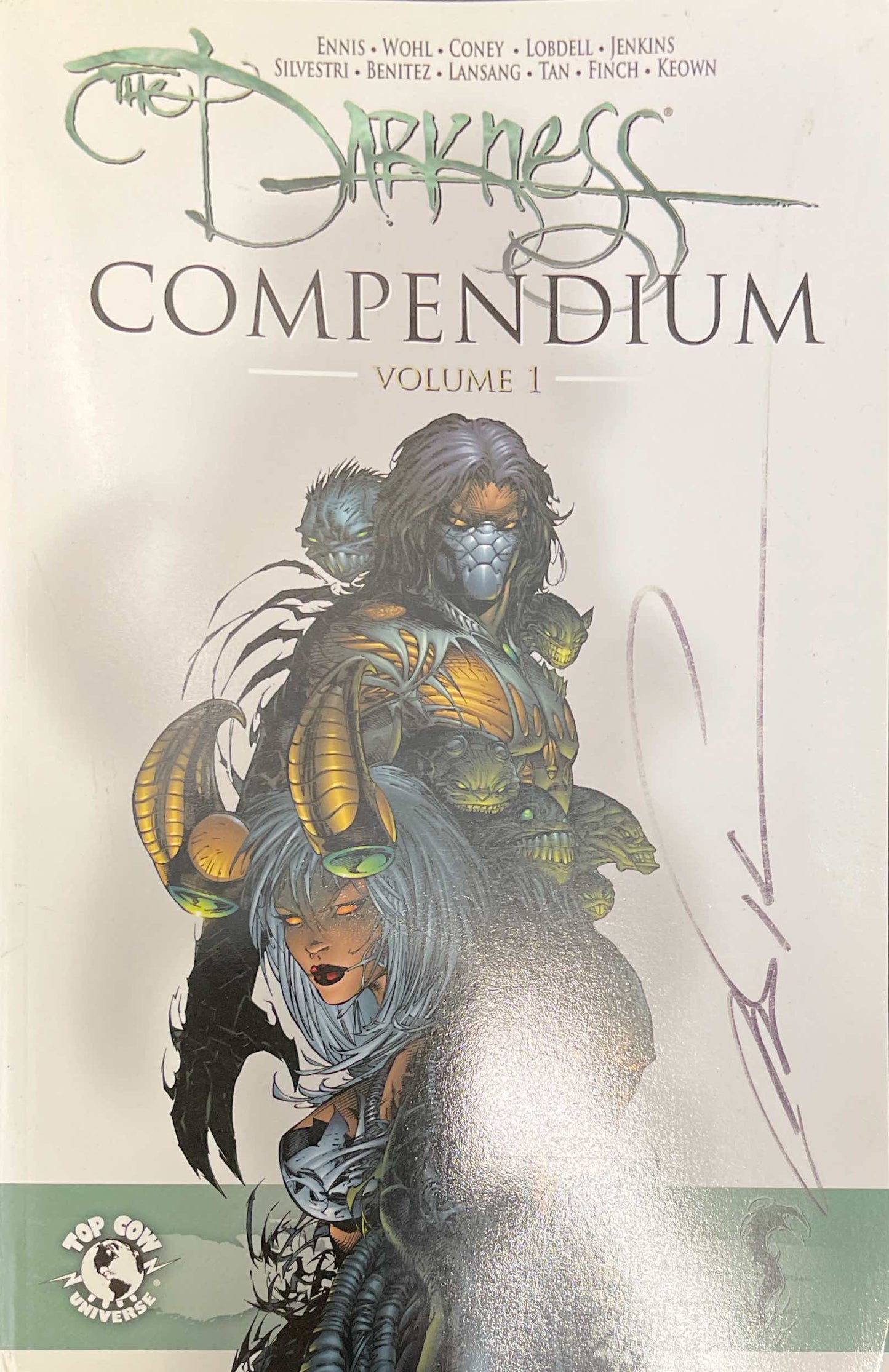 Darkness Compendium TP (2008 Top Cow) Edición limitada (USADO) Firmado por M. Silvestri