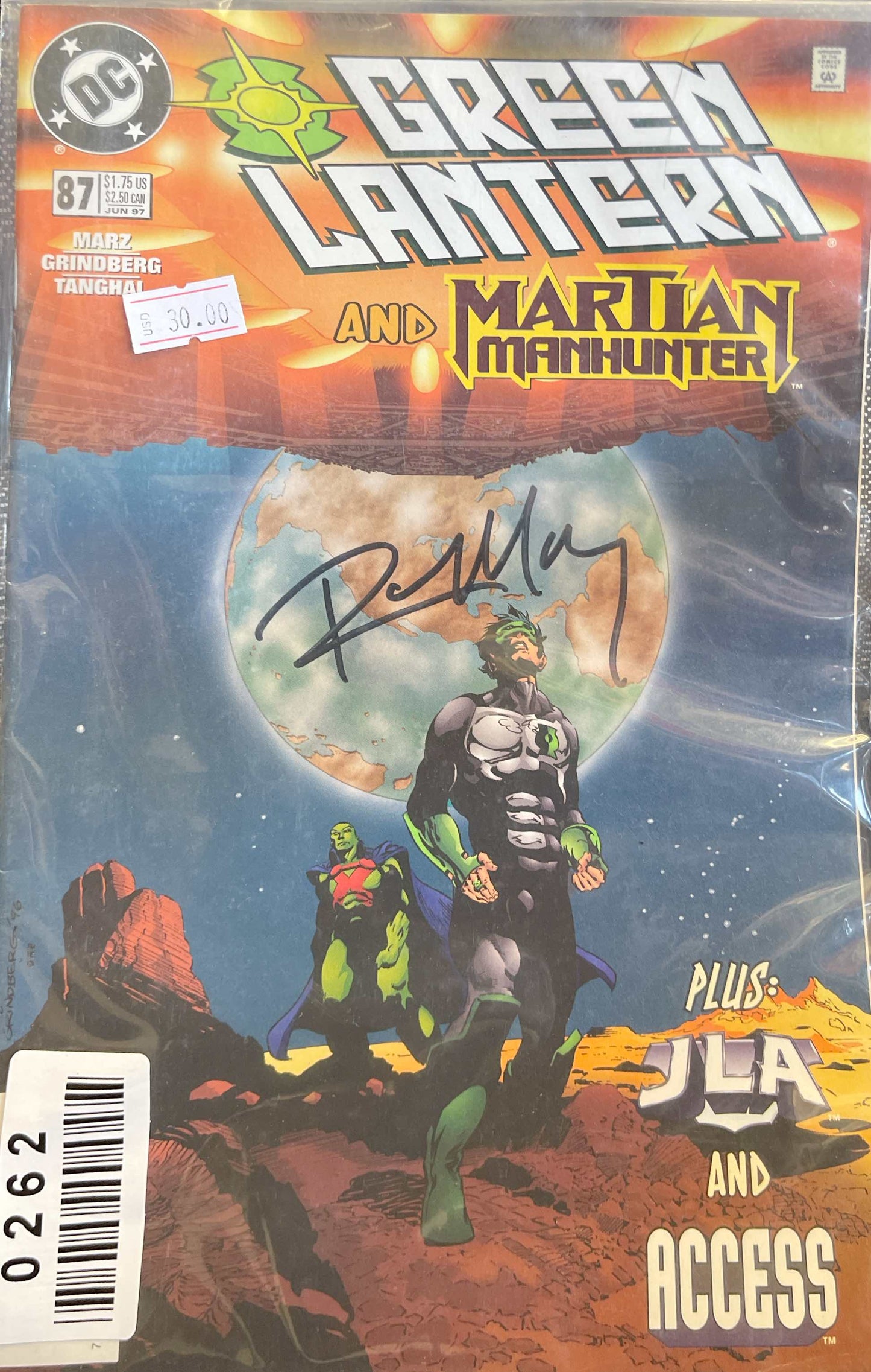 Linterna Verde (1990 3ra Serie DC) #87 FIRMADO