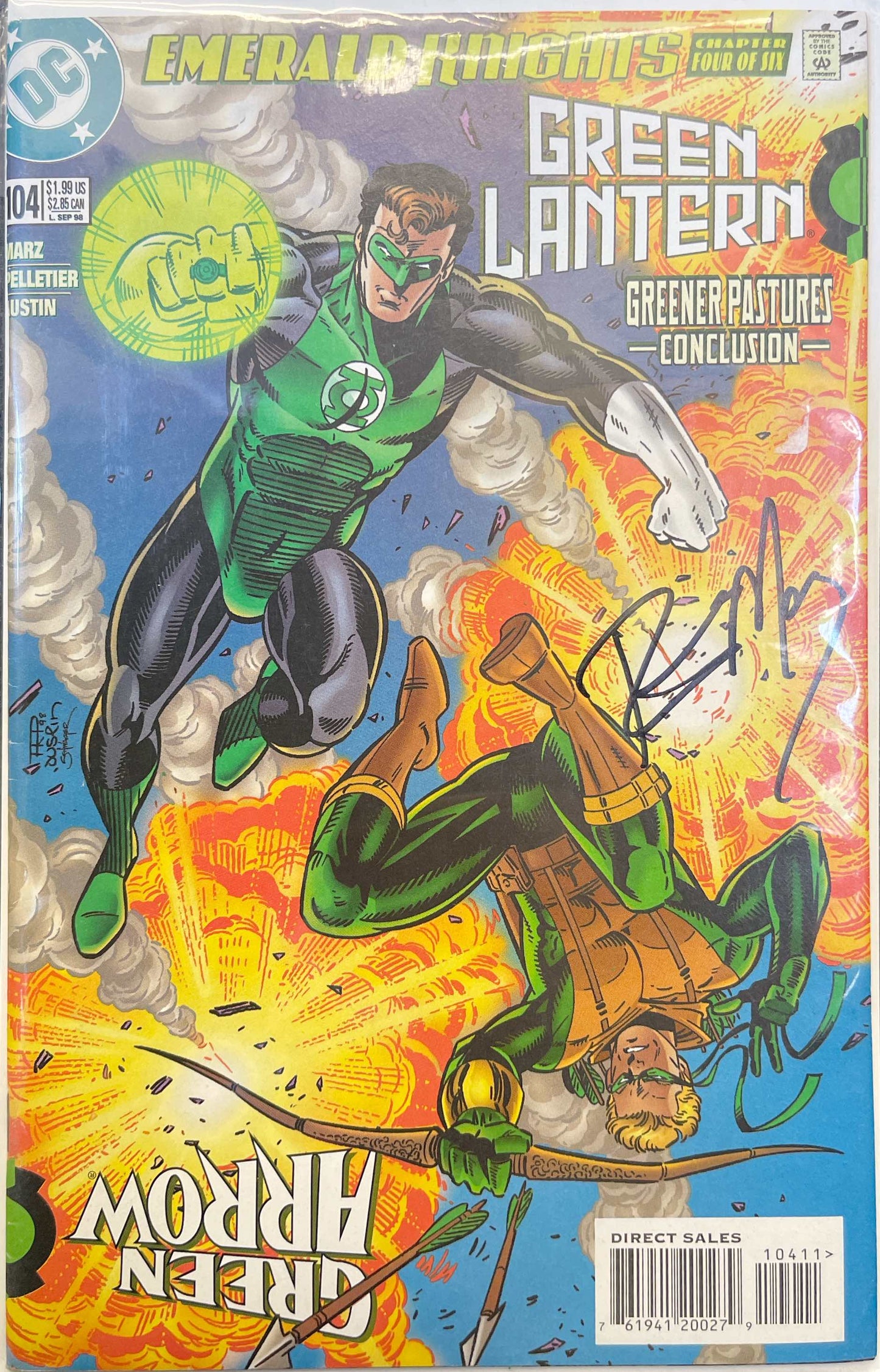 Linterna Verde #104 1990 FIRMADO